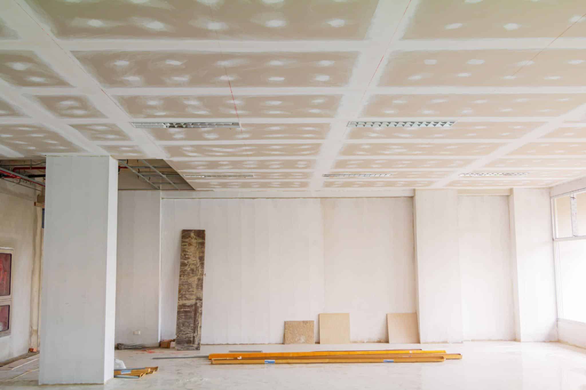 Finition plâtrage - projet multi-logement